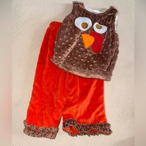 Kids Turkey Costume Set - Brown and Orange